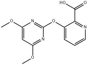3-[(4,6-DIMETHOXYPYRIMIDIN-2-YL)OXY]PYRIDINE-2-CARBOXYLIC ACID Structure