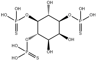 inositol 1,4,5-triphosphorothioate Structure