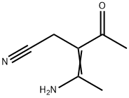 3-Pentenenitrile, 3-acetyl-4-amino- (9CI) Structure