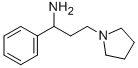 1-페닐-3-(피롤리딘-1-일)프로판-1-아민 구조식 이미지