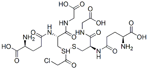 S-(2-클로로아세틸)글루타티온 구조식 이미지