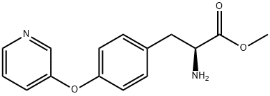 O-(3-Pyridyl)-L-tyrosine Methyl Ester 구조식 이미지