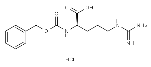 Z-D-ARG-OH HCL Structure
