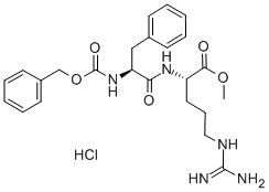 Z-PHE-ARG-OME HCL 구조식 이미지