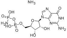 GUANYLYL 5'-PHOSPHORAMIDATE AMMONIUM Structure