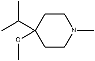 Piperidine, 4-methoxy-1-methyl-4-(1-methylethyl)- (9CI) Structure