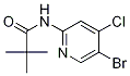 N-(5-broMo-4-chloropyridin-2-yl)-2,2-
diMethylpropanaMide Structure