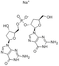 2'-DEOXYGUANYLYL(3'->5')-2'-DEOXYGUANOSINE SODIUM SALT Structure