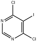 4,6-디클로로-5-요오도피리미딘 구조식 이미지