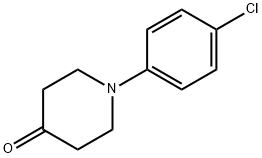 1-(4-CHLORO-PHENYL)-PIPERIDIN-4-ONE 구조식 이미지