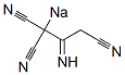 2-Cyano-3-imino-2-sodiopentanedinitrile Structure