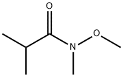 N-Methoxy-N,2-dimethylpropanamide Structure