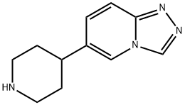 6-(피페리딘-4-일)-[1,2,4]트리아졸로[4,3-a]피리딘 구조식 이미지