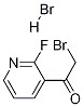 2-Bromo-1-(2-fluoropyridin-3-yl)ethanone hydrobromide Structure