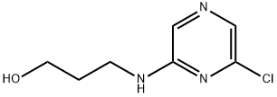 3-(6-chloropyrazin-2-ylamino)propan-1-ol 구조식 이미지