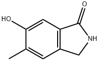 1H-Isoindol-1-one, 2,3-dihydro-6-hydroxy-5-Methyl- 구조식 이미지