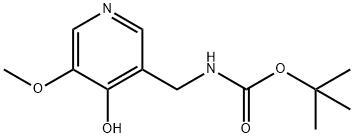 tert-부틸(4-히드록시-5-메톡시피리딘-3-일)-메틸카르바메이트 구조식 이미지