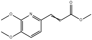 Methyl 3-(5,6-dimethoxypyridin-2-yl)acrylate Structure