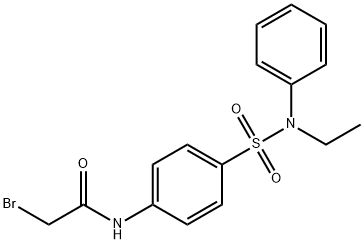 2-Bromo-N-{4-[(ethylanilino)sulfonyl]-phenyl}acetamide Structure