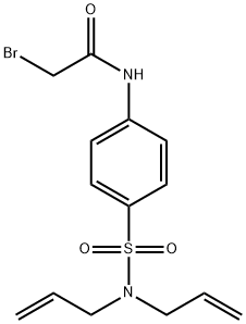 2-Bromo-N-{4-[(diallylamino)sulfonyl]-phenyl}acetamide 구조식 이미지