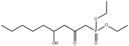 4-Hydroxy-2-oxononylphosphonic acid diethyl ester Structure