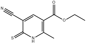 ETHYL 5-CYANO-6-MERCAPTO-2-METHYLNICOTINATE Structure