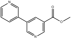 메틸5-(피리딘-3-일)피리딘-3-카복실레이트 구조식 이미지