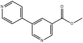 메틸5-(피리딘-4-일)피리딘-3-카복실레이트 구조식 이미지