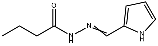 Butanoic  acid,  (1H-pyrrol-2-ylmethylene)hydrazide  (9CI) Structure