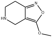 Isoxazolo[4,3-c]pyridine, 4,5,6,7-tetrahydro-3-methoxy- (9CI) Structure