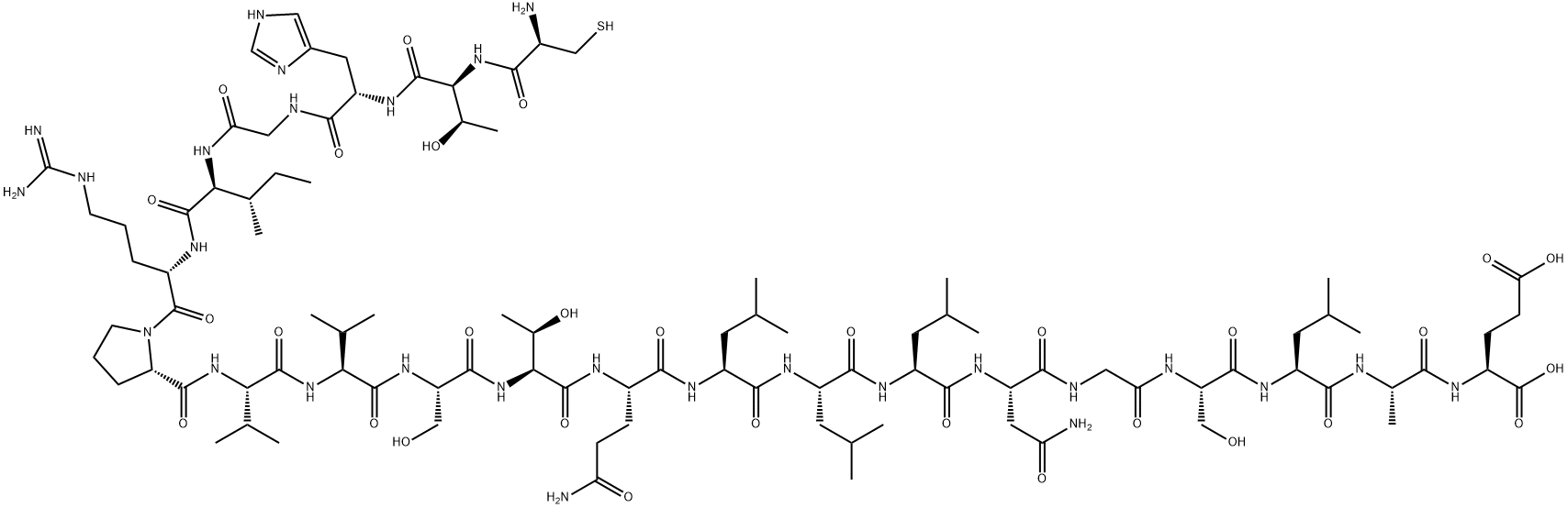 HIV(GP120)단편(254-274) 구조식 이미지