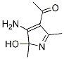 1-(3-aMino-2-hydroxy-2,5-diMethyl-2H-pyrrol-4-yl)-Ethanone Structure