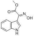 HYDROXYIMINO-(1H-INDOL-3-YL)-ACETIC ACID METHYL ESTER
 Structure