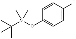 TERT-BUTYL(4-FLUOROPHENOXY)DIMETHYLSILANE Structure