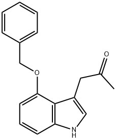 4-BENZYLOXYINDOLE-3-ACETONE Structure