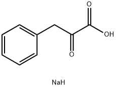 Sodium phenylpyruvate 구조식 이미지