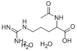 AC-DL-ARG-OH 2H2O Structure