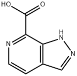 1H-pyrazolo[3,4-c]pyridine-7-carboxylic acid 구조식 이미지