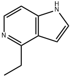4-에틸-1H-피롤로[3,2-c]피리딘 구조식 이미지