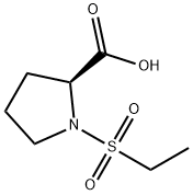 1-(ethanesulfonyl)pyrrolidine-2-carboxylic acid 구조식 이미지