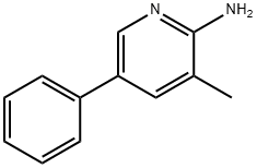 2-아미노-3-메틸-5-페닐피리딘 구조식 이미지