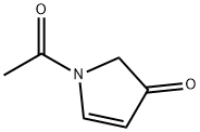 3H-Pyrrol-3-one,1-acetyl-1,2-dihydro-(9CI) 구조식 이미지