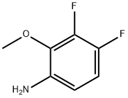 3,4-디플루오로-2-메톡시아닐린 구조식 이미지