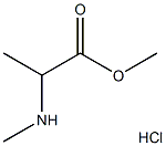 2-메틸아미노-프로피온산메틸에스테르염산염 구조식 이미지
