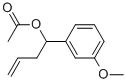 ACETIC ACID 1-(3-METHOXY-PHENYL)-BUT-3-ENYL ESTER Structure