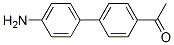 1-[4-(4-aminophenyl)phenyl]ethanone Structure