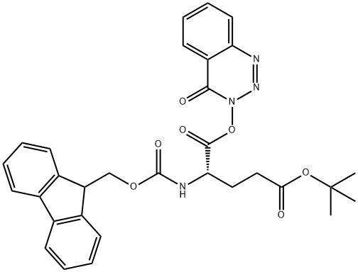 Fmoc-Glu(OBut)-ODhbt Structure