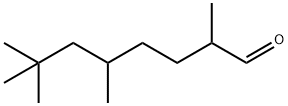 2,5,7,7-TETRAMETHYLOCTANAL Structure