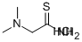 DIMETHYLAMINOTHIOACETAMIDE HYDROCHLORIDE Structure