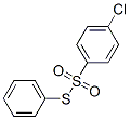 4-클로로벤젠술포노티오산S-페닐에스테르 구조식 이미지